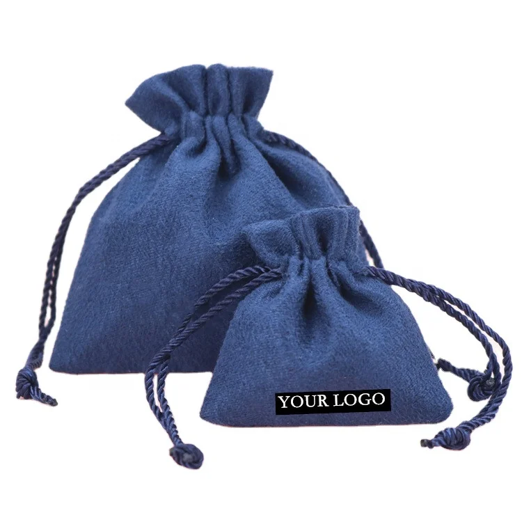 Packing Storage Jewelry Pouches Drawstring organizer Velvet Gift Bags Big Flannelette Jewelry Bags and Packaging for Ebook