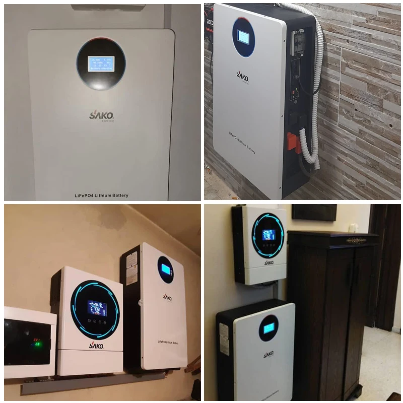 Sako Li-Sun Lithium Ion Batteries Energy Storage Battery For Home Solar Systems 10Kwh 24V 200Ah 300Ah 48V Lifepo4 Battery Packs