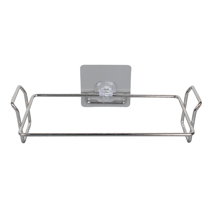 SAMANL Wall Mounted Metal Stainless Steel Simple Style Storage Kitchen Garbage Bag Holder