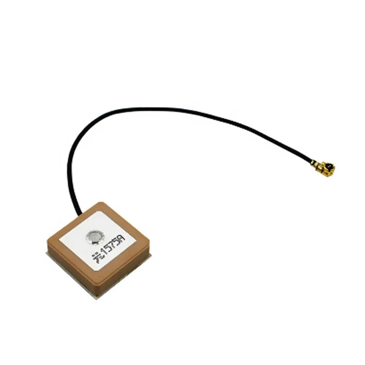 Мини GPS-антенна с разъемом UFL IPEX RF 1,13 120 мм, 15*15*4 мм, 28 дБи