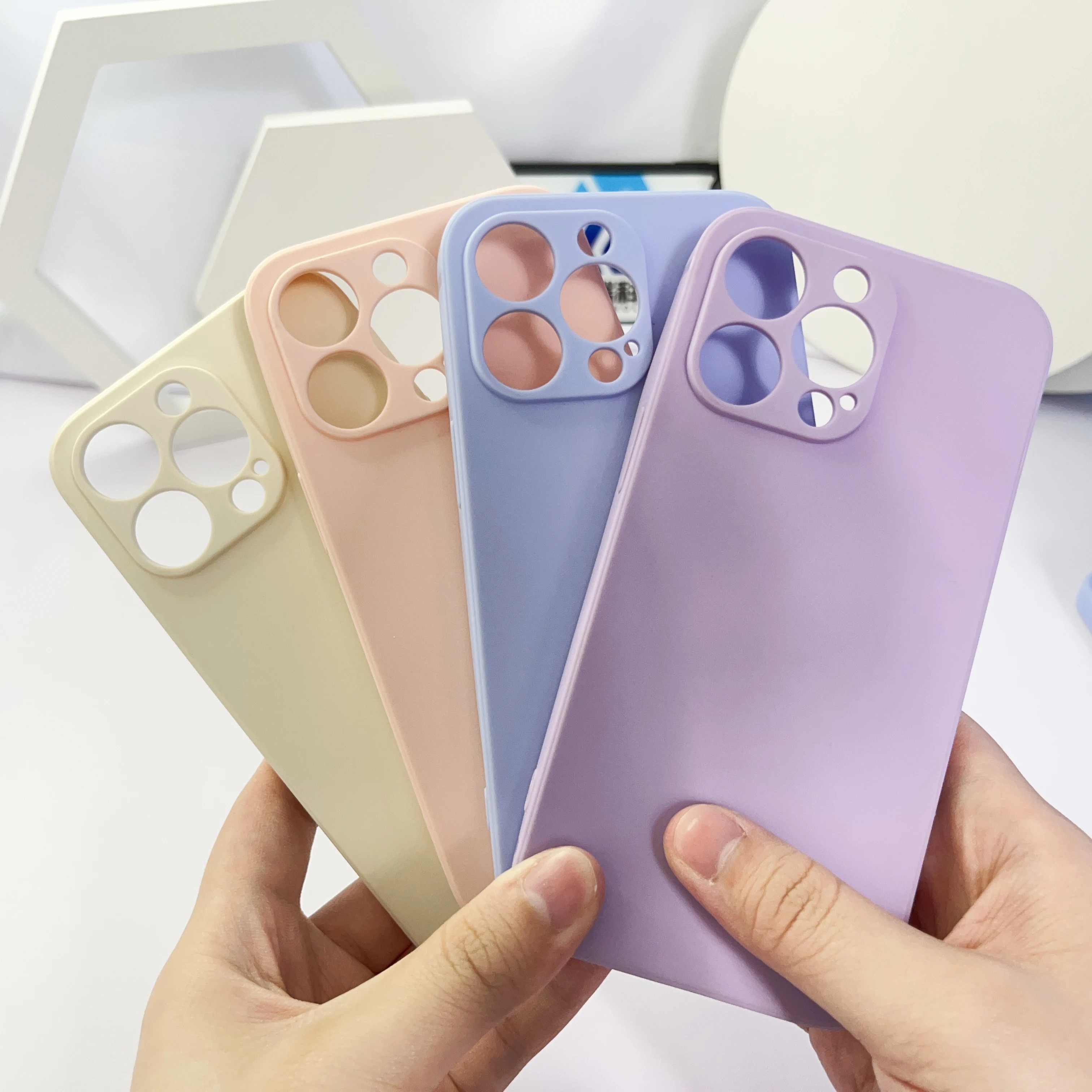 2023 Hot Square Phone Case for iPhone 14 TPU Silicone Cover for iPhone 14 Pro Max TPU Design Phone Case For iPhone 12 13 Pro Max