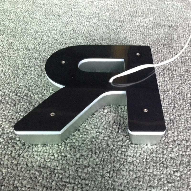 Factory price custom frontlit & backlit logo alphabet channel light led backlit letter sign for advertising