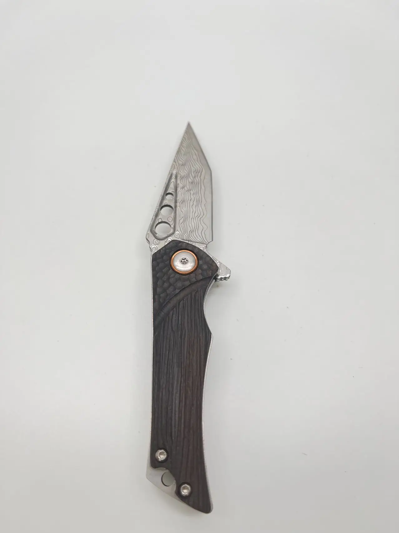 damascus steel pocket knife