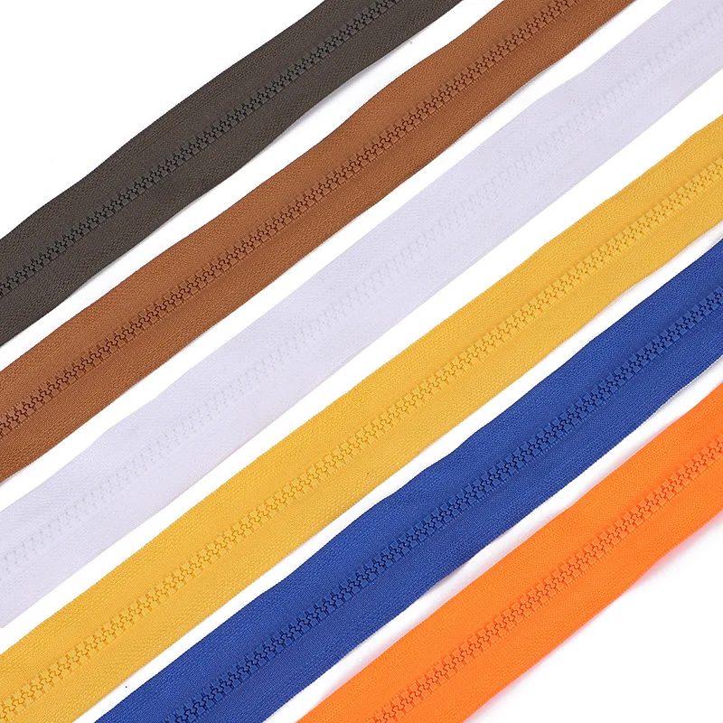 Slider resin, zipper puller printed zipper tape for plastic zipper