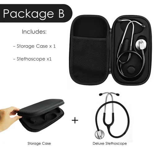 BAILI MEDICAL Medical Surgical Diagnostics Instrument Stethoscope Kits With Nylon Bag For Medical Student