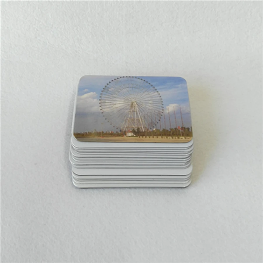 Sublimation refrigerator magnets