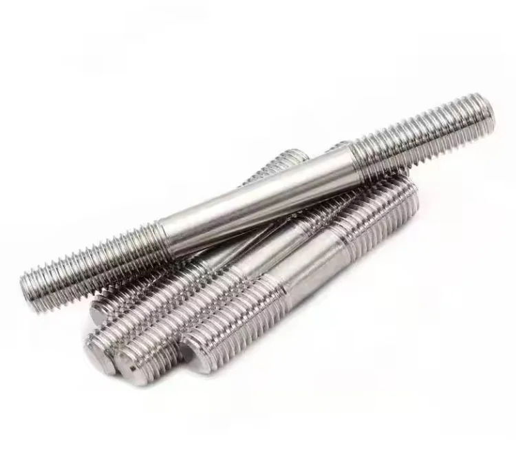 304 stainless steel double headed screw double headed tooth bolt connecting rod screw stud