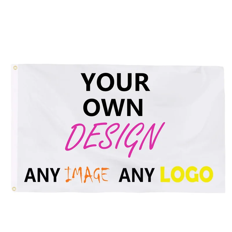 2024 High Level Professional 3x5 4x6ft Polyester Campaign Champions Custom Size Design Text Logo Colorful Flag with Pole Pocket