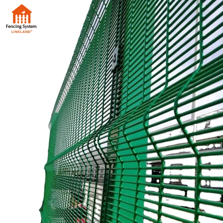 Cheap high quality metal barbed wire mesh ECO FRIENDLY anti climb 358 security fence for railway station