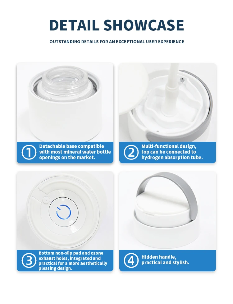 Ur-health Portable Hydrogen Water Generator Bottle Alkaline Water Bottle 380ml