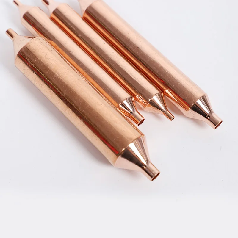 Factory Price 10g/15g/20g Copper Filter Dryer Freezer Fridge Replacement Refrigeration Fittings Spun Filter Drier