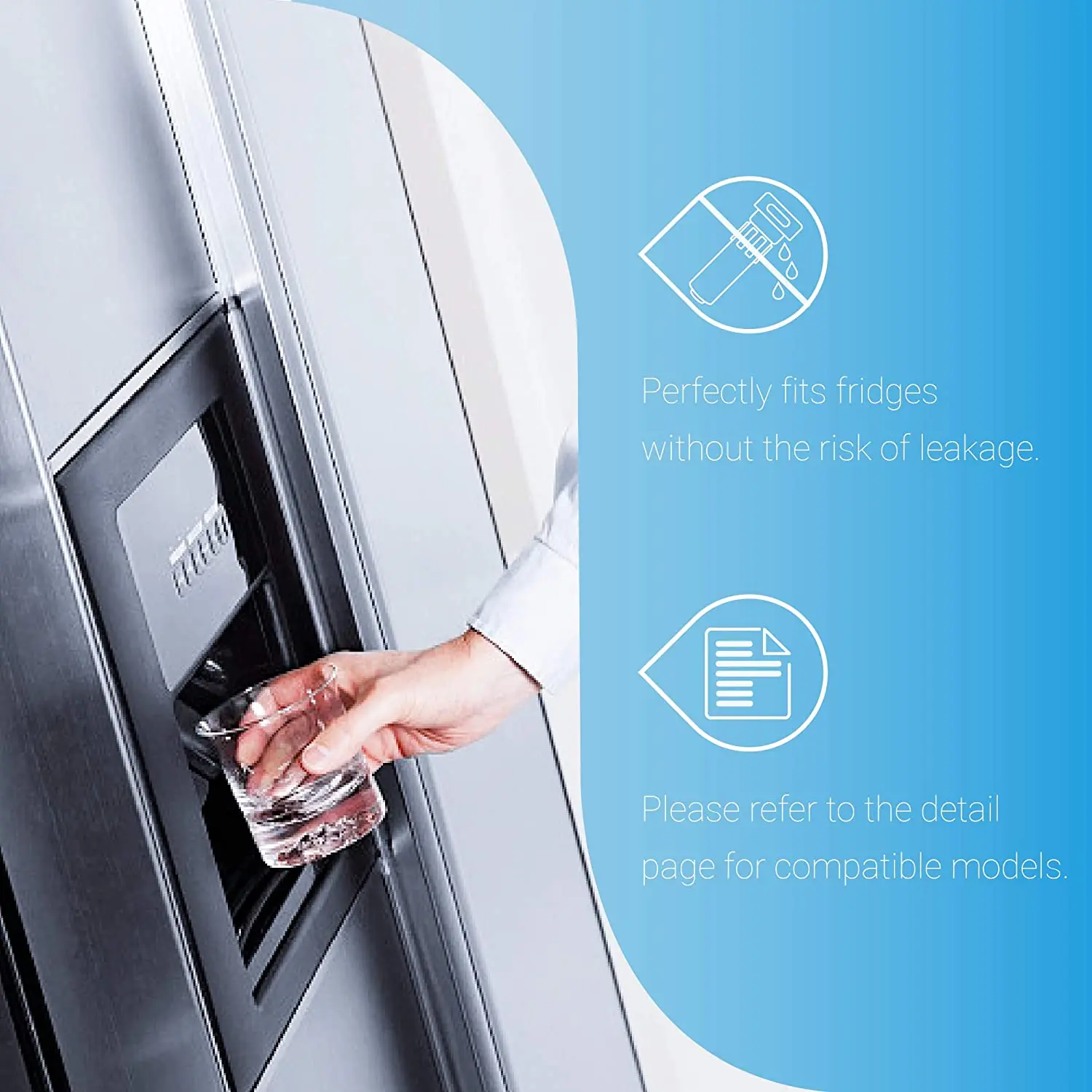 3/8 Quick-Connect Water Filter replacement Cartridge Inline Filter for refrigerator wholesale price manufacture