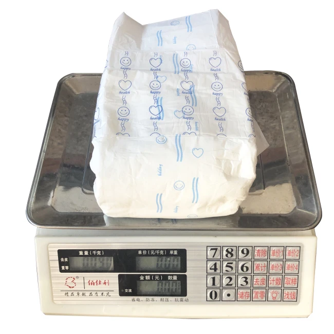 Chinese domestic SAP and Fluff normal Grade overnight adult diapers in bales