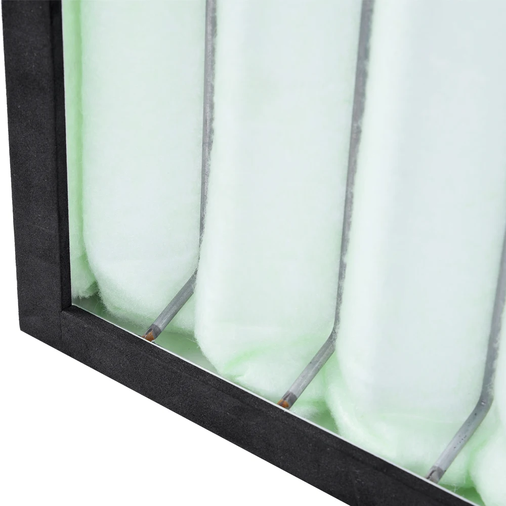Washable Nonwoven Fiber Pleated Panel Hepa Filter For Industry H13 H14 Air Filter True Hepa