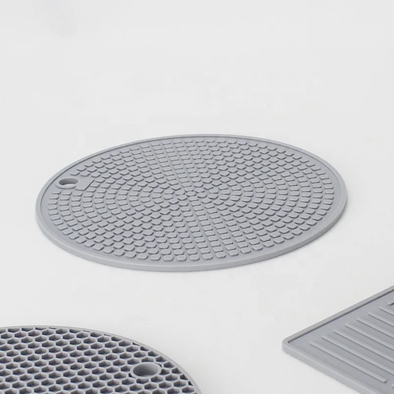 Household Heat Resistant Non-slip Insulation Table Mat Silicone Mat Pot Holder Modern Sustainable Silicone Coaster Mats & Pads