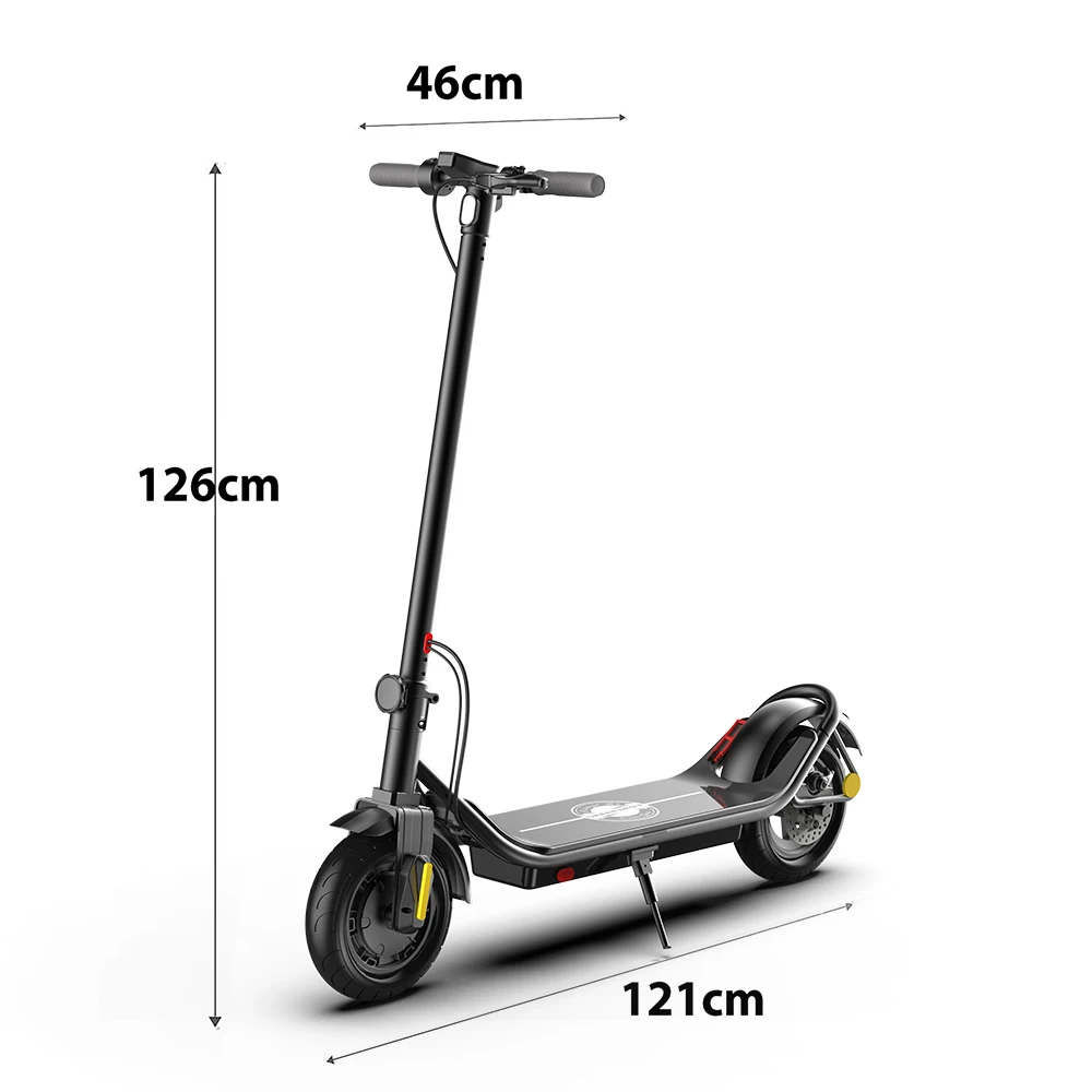 ЕС, США, лучшие продажи Электрический скутер 10 дюймов 350 Вт двойной тормозной Max 15,5 миль/ч Электрический скутер, способный преодолевать Броды для взрослых с высокой скоростью в наличии