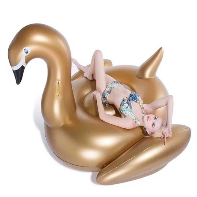 Inflatable Water park inflatable swan pool float /PVC swimming pool floating swan adult toys/Flamingo Inflatable Pool Float Summ
