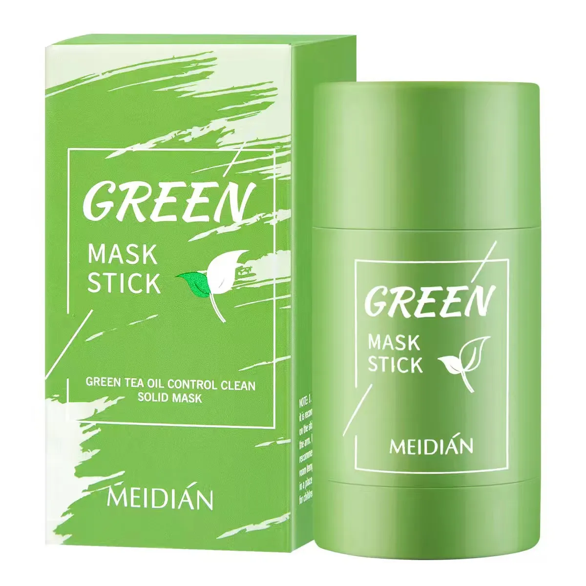 Deep cleaning mud solid stick  with green tea remove grease Organic Vitamin C vegan Herbal