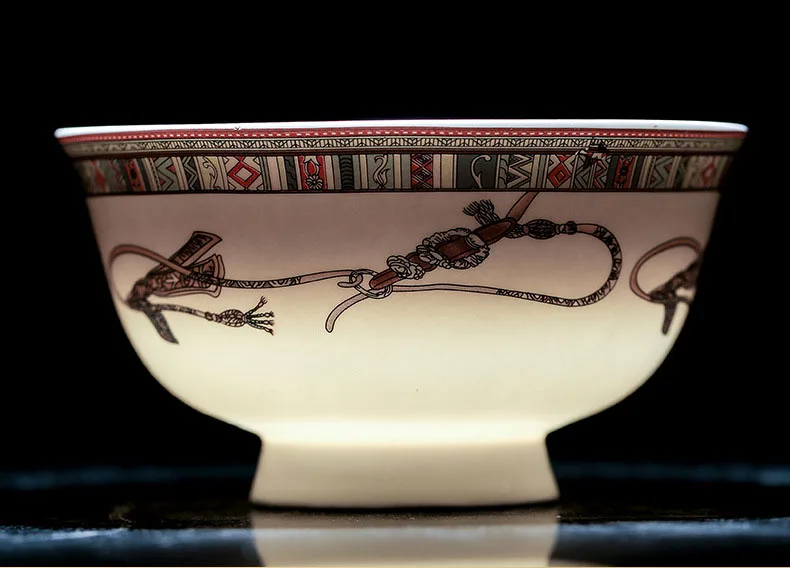Шестнадцать наборов Jingdezhen Мозаика Пномпень современный простой костяной фарфоровый набор посуды экологически чистый минималистский керамический