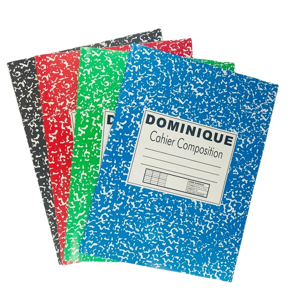 Лучшая цена DOMINIQUE 72 листа тетрадь для упражнений Cahier Composition book