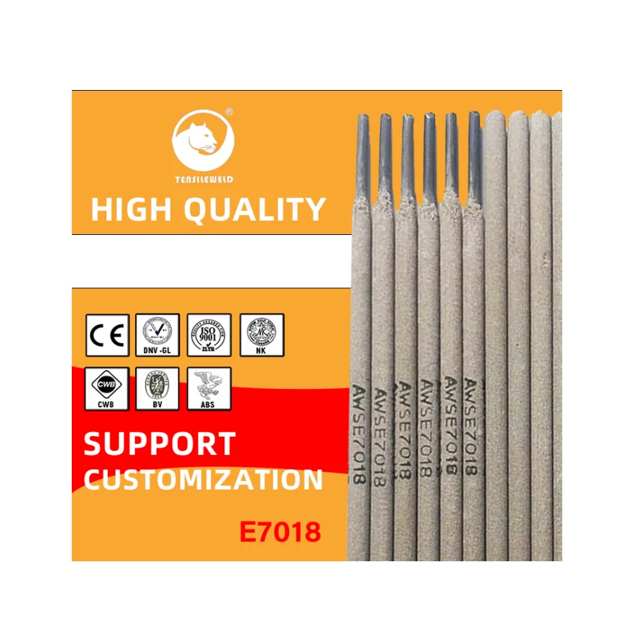 Tensileweld welding electrodes 7018  de soldadura electrodo 7018 fluxcore welding rod e7018  0.8mm 5kg spool