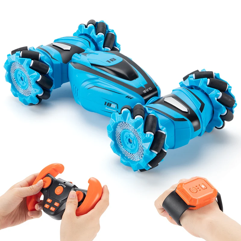 JJRC Q110 OEM Electric Twist Stunt Cars Hand Remote Control Dance Stunt Vehicles Radio Control Toy Stunt Car with Light Music