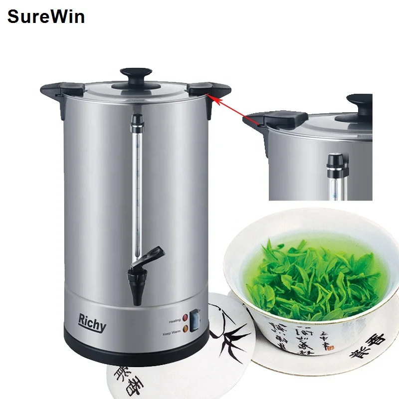 Commercial water boiler 25L stainless steel catering water urn for coffee shop or hotel