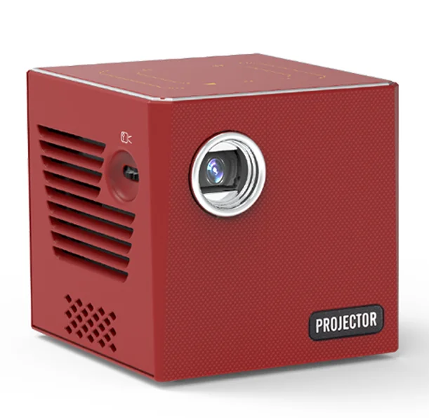 100Inch Screen Android mini projector wifi 2.4G / 5G BT 5.0 Built-in Battery 480P Support 1080P home Projector for kids