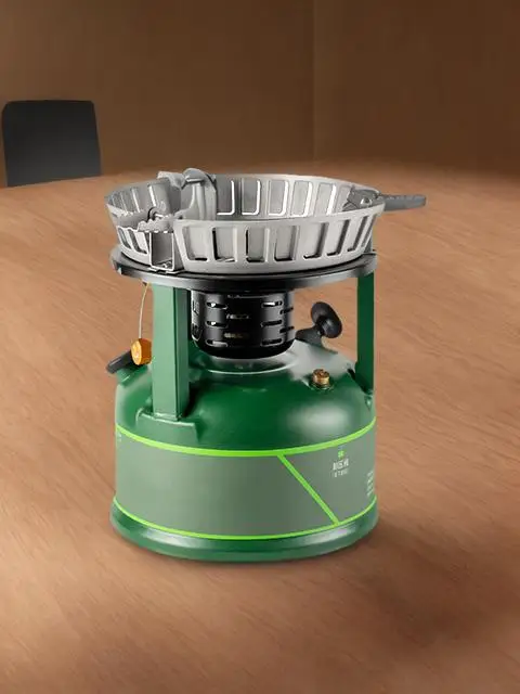 9800W High Power Outdoor Camping Stainless Steel Compact Lightweight Storage Gasoline Stove