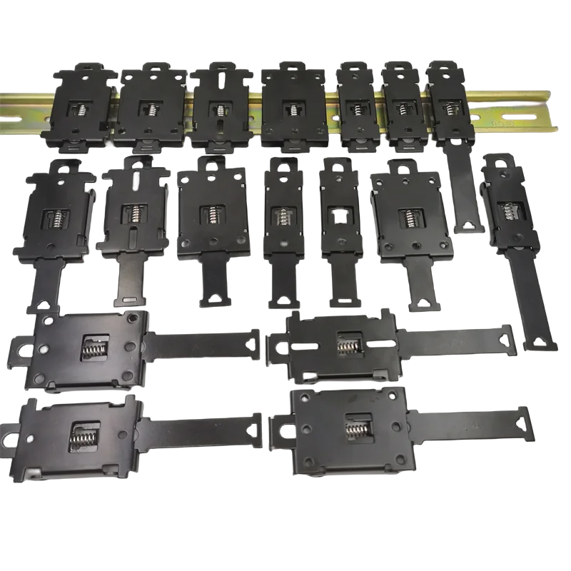 dinrail clip 35mm mounting bracket din rail clamp 35mm mounting bracket clip buckled