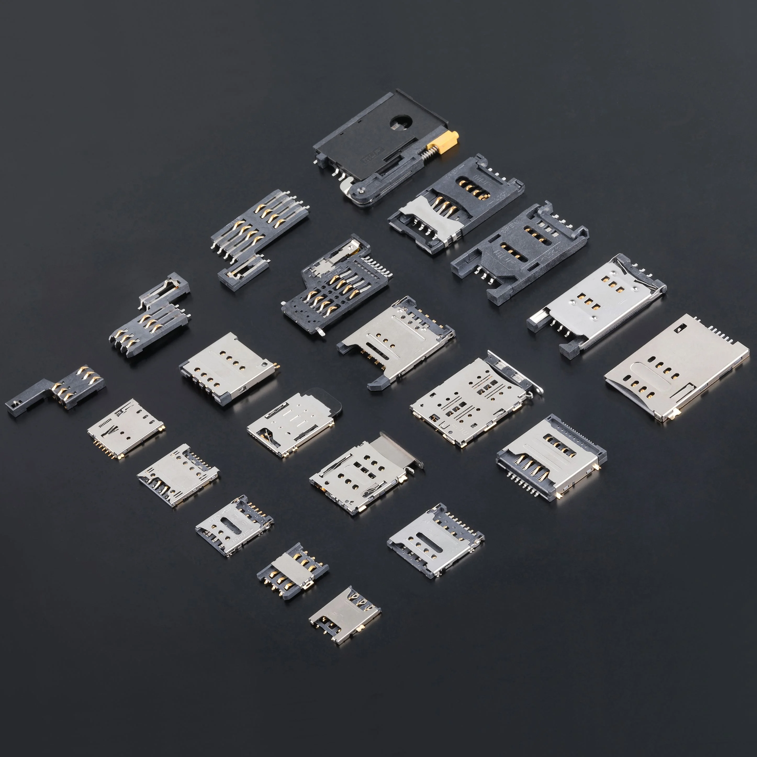 MUP-C867 Factory price  PCB smart card connector IC card reader socket for mobile phone payment POS terminal equipment