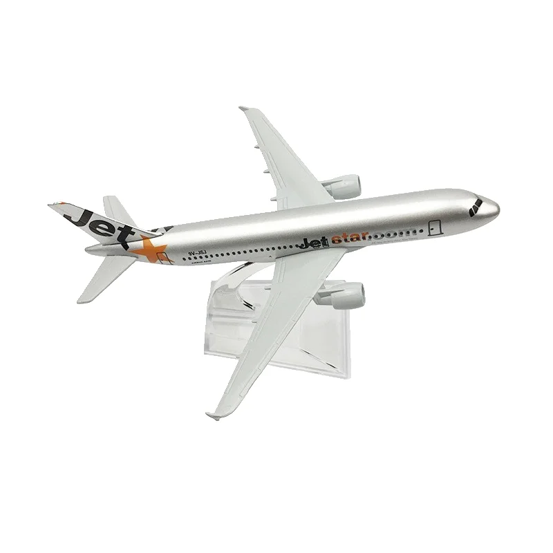 Novelty Gifts Scale 1:400 16cm Airbus A320 Jetstar Airways Cheap Airbus A320 Airplane Model