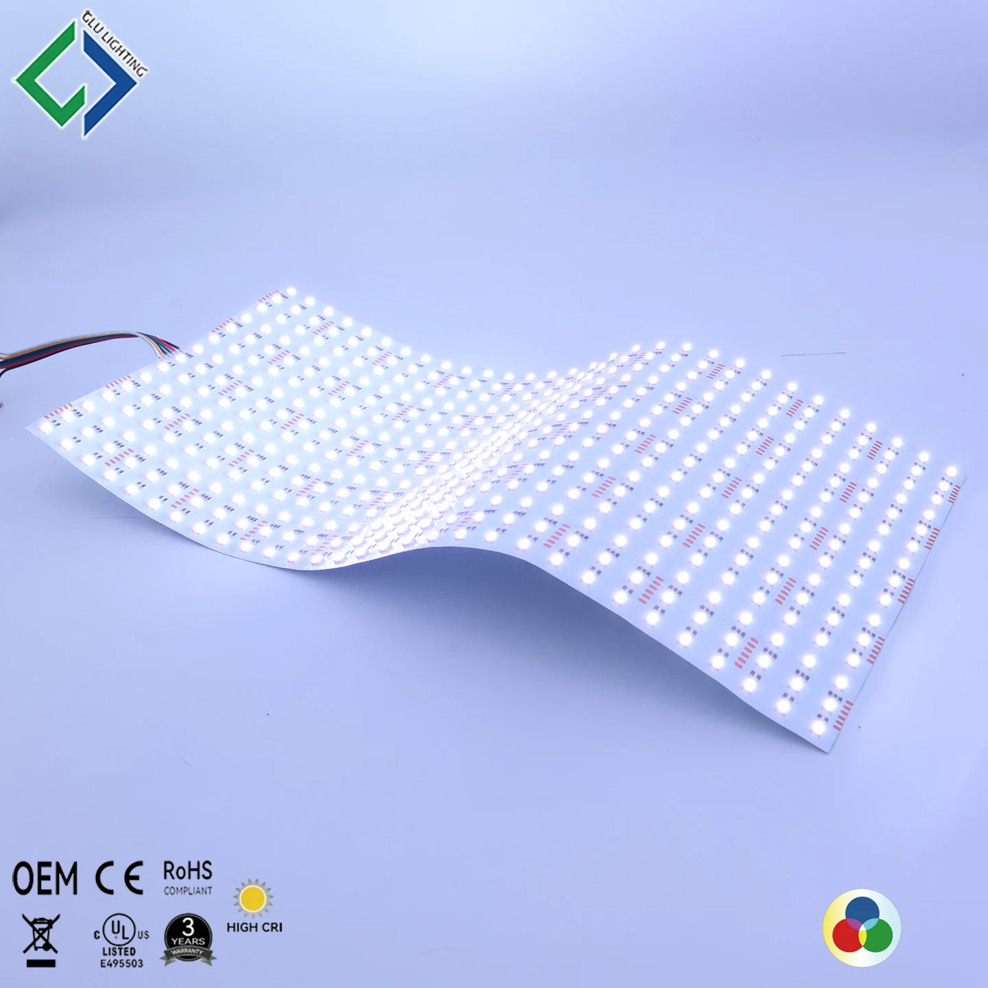 24V  high CRI Ra95 RGB CCT rgbww flex led panel light box film backlighting
