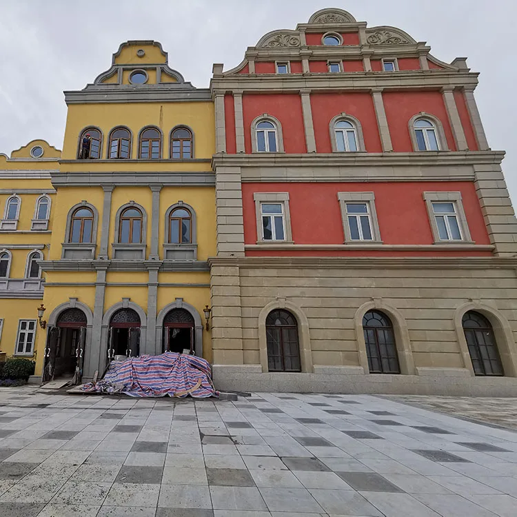 beige sandstone columns natural stone for outsandwall floor