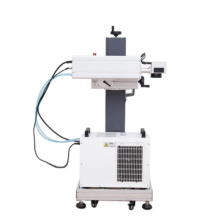 Hot Sale 10W 20W Green Laser Printing Marking Machine Food Medicine Packing Expire Date Time Code Marking Printing