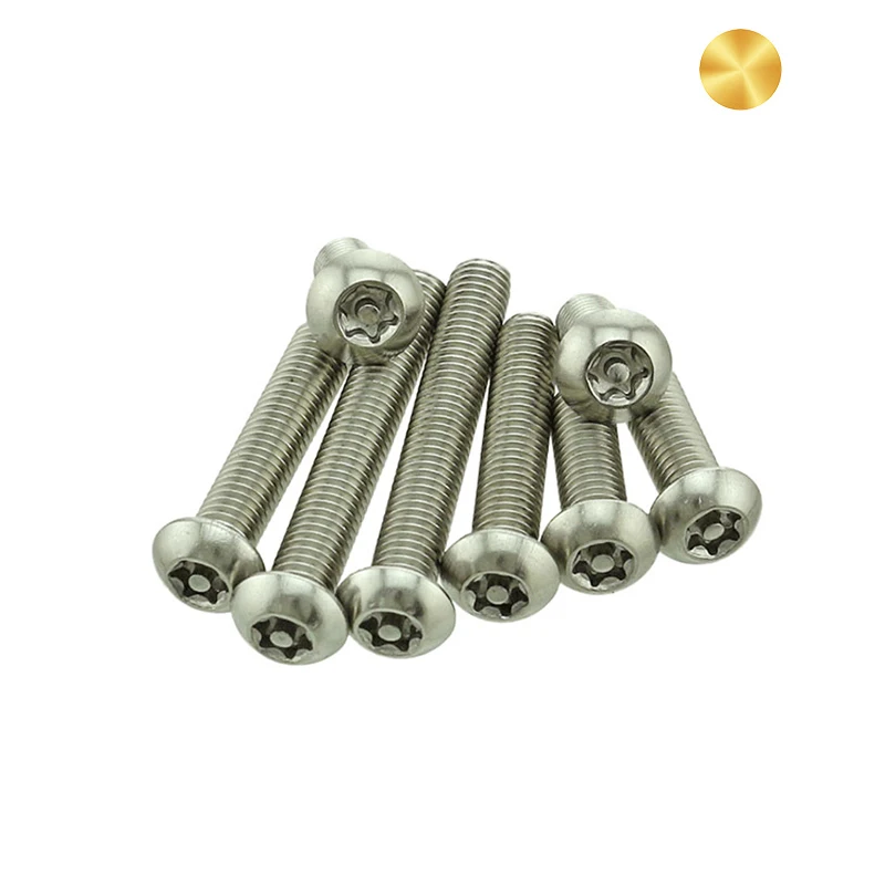 Oval Flat Countersunk Pan Head Tamper proof Tapered Security Anti Theft Torx Screws Bolts With Pin