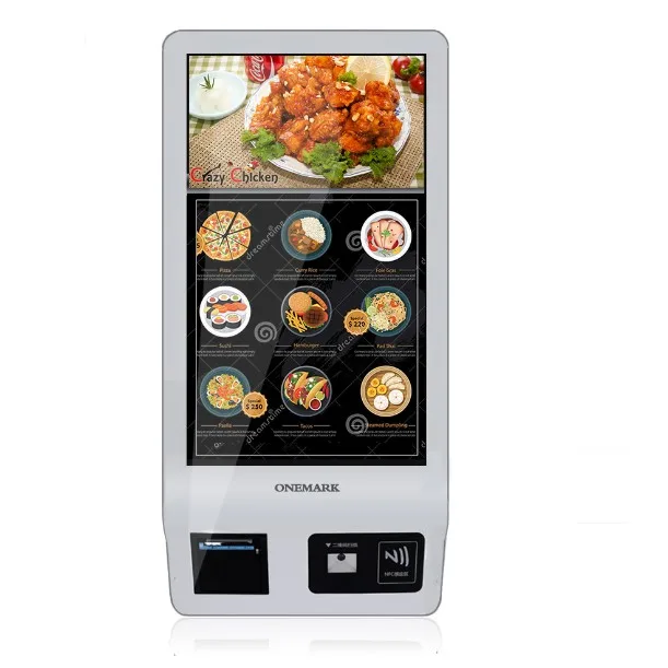 All In One Touch Screen Self Ordering Payment LCD Display Touch Screen
