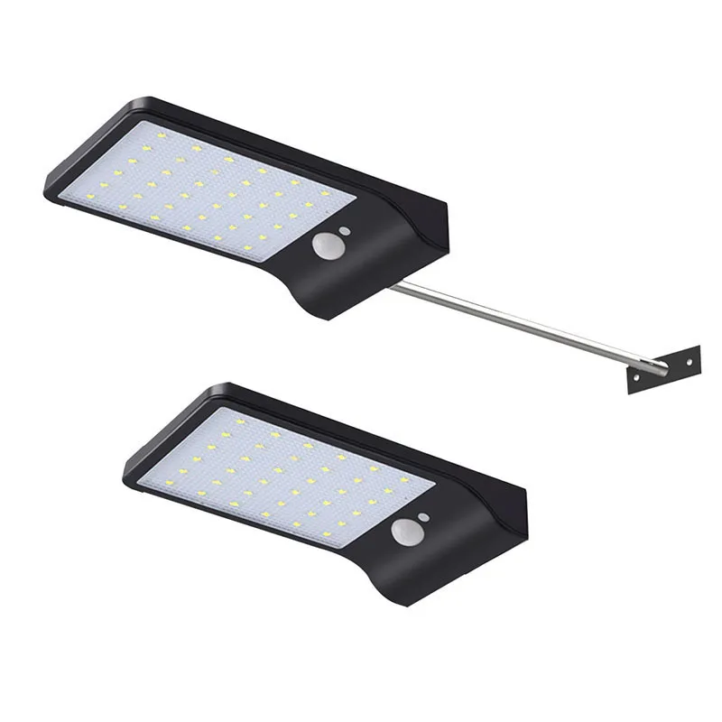 Zhong shan Factory High Quality Solar Led Wall Light Waterproof IP65 Outdoor Lighting Pir Human Body Sensor Led Wall Light