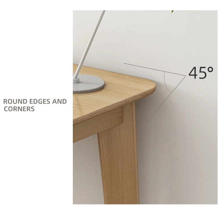 Simple Cheap Computer Home Office Workstation Student Adults Wood Study Writing Table