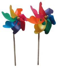 Different kinds of plastic single  windmill toy Made- in- China