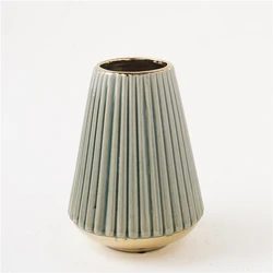 European style cheap modern luxury elegant tall wedding vase home hotel decoration pieces ceramic flower vases