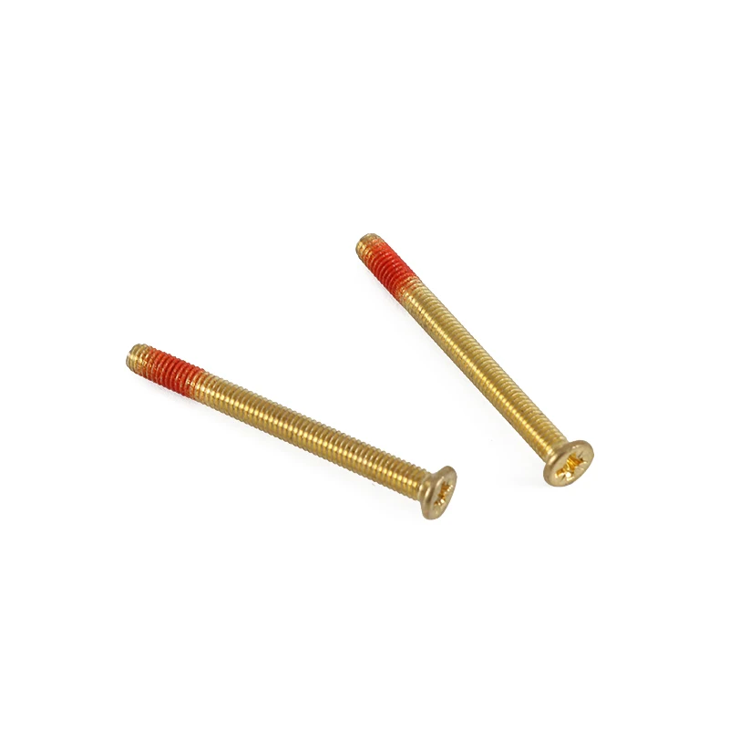Heavy stainless steel 304 latest nylon screws with red patch screws.