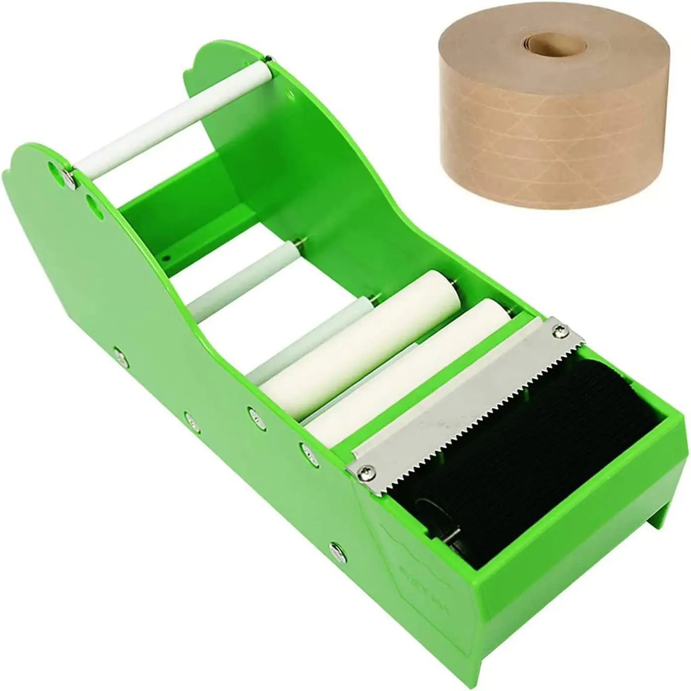 Water-activated Tape Dispenser Manual Kraft Gum Tape Dispenser Width Adjustable Light Weight & Portable Packing Tape Dispenser