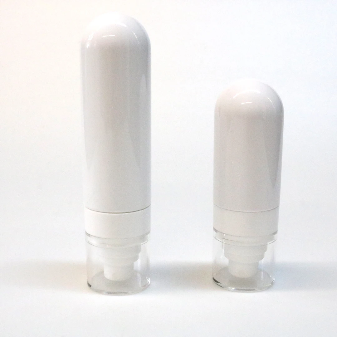 Private Label Cosmetic Packaging Pet Spray Bottle 30ml 50ml 80ml 100ml 120ml Skincare Packaging Airless Pump Bottle