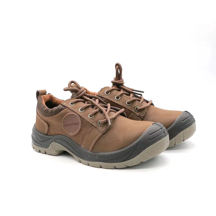MaxiPact Unisex Sports-Style Outdoor Safety Work Boots Winter Spring Crazy Horse Leather ES Steel Toe Autumn PU Outsole