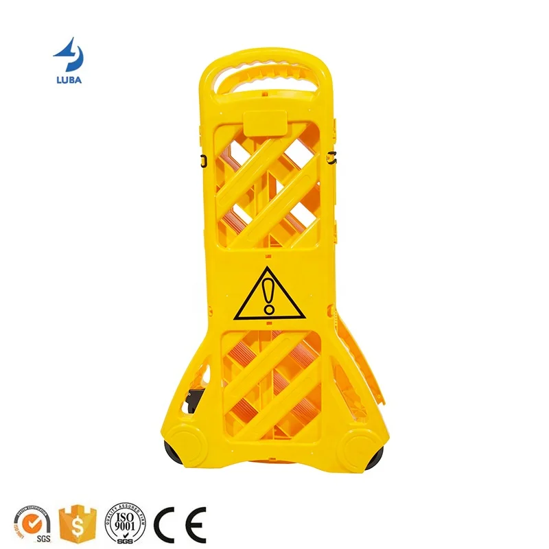 High Quality Plastic Portable Road Traffic Retractable Fence Expandable Gate Road Safety Expandable Barrier