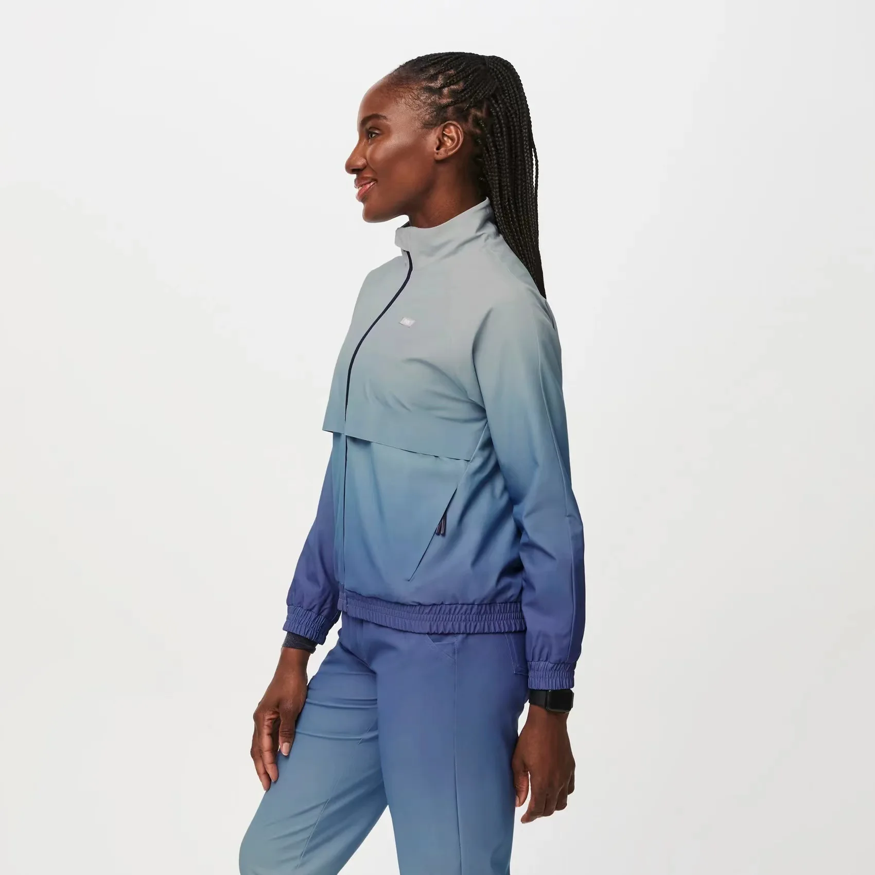 Wholesale Custom Uniformes Fashionable Stretchy Medical scrub skirt suit for nurses