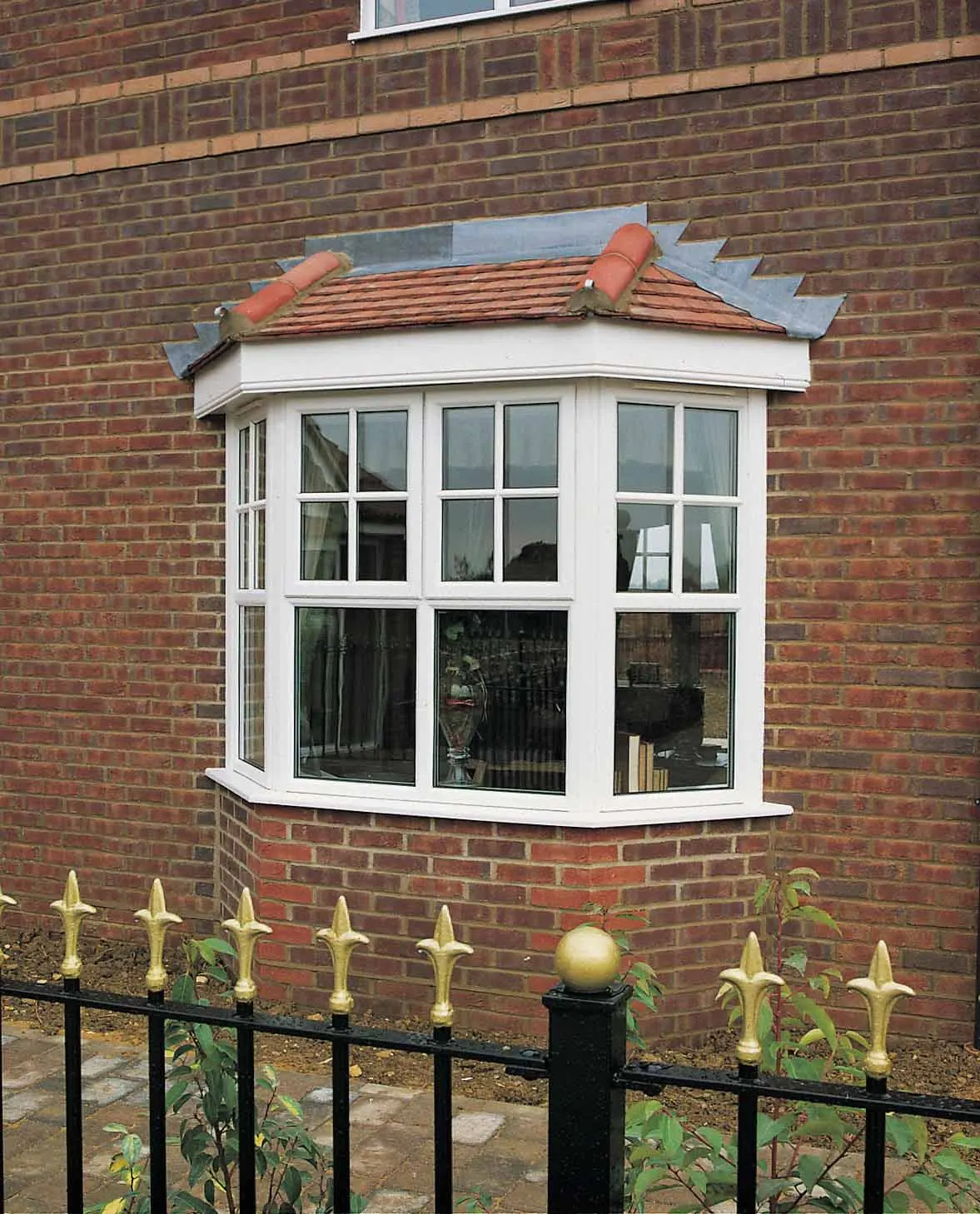 UPVC pvc French Casement windows doors with screen double glazed bay window for sale