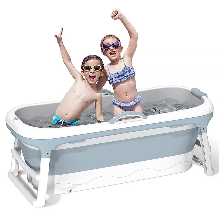 Оптовая продажа с завода, недорогая складная пластиковая Ванна для взрослых большого размера 148 см