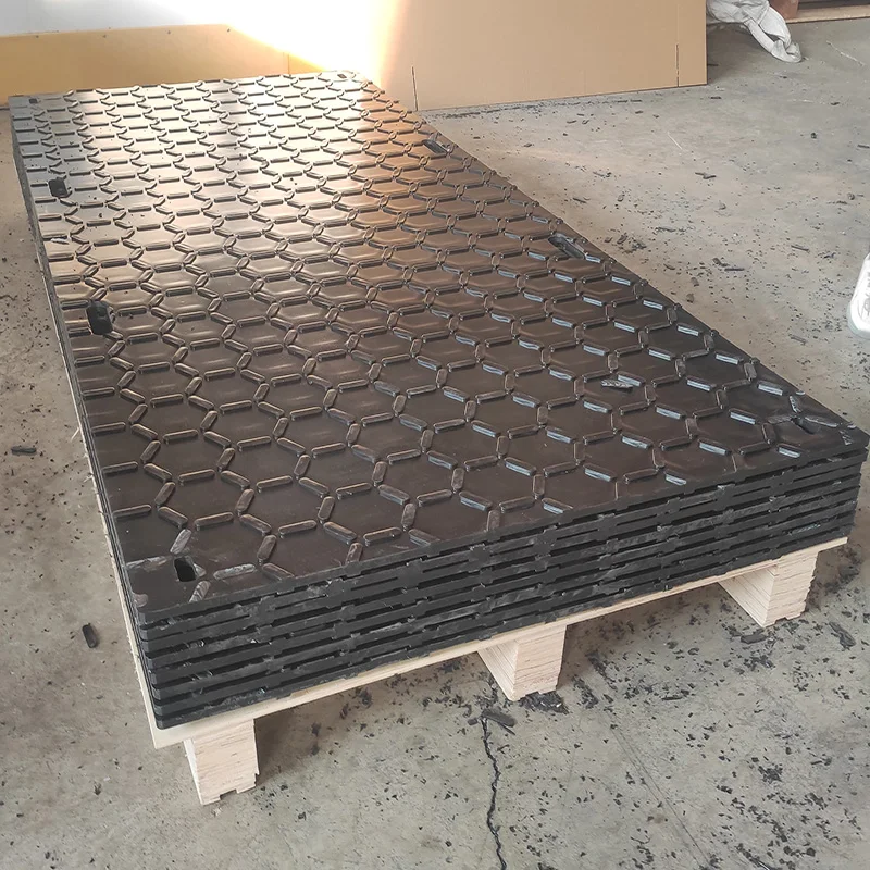 Черный Uhmwpe и HDPE защитный коврик для заземления временная платформа пляжный доступа